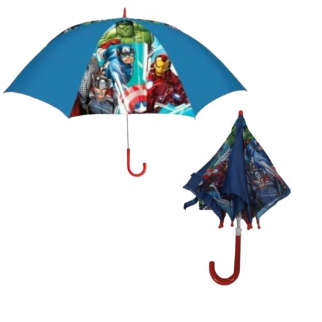 Ombrello Pioggia Avengers Marvel Iron Men Hulk Thor Capitan Americ 8 Raggi Idea Regalo Bambino