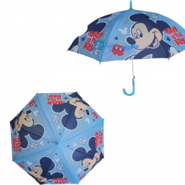 Ombrello Automatico Mickey Disney con 8 raggi Antivento Diametro: 67 cm Ombrelli Topolino Bambino