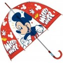 Ombrello Manuale Cupola 46cm Mickey Mouse Disney Antivento con Apertura di Sicurezza
