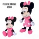 Peluche medio Minnie Disney Pupazzo 45cm fiocco rosa a pois Idea Regalo Bambina