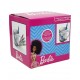 Barbie - Tazza portapenne in plastica da colorare per Bambini, con 4 Pennarelli e 3 fogli