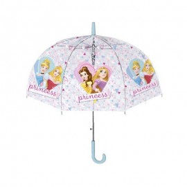 OMBRELLO CAMPANA TRASPARENTE PRINCIPESSE DISNEY BAMBINA