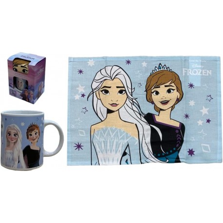 SET TAZZA + TOVAGLIETTA IN TESSUTO BING SULA CERAMICA MUG BAMBINI