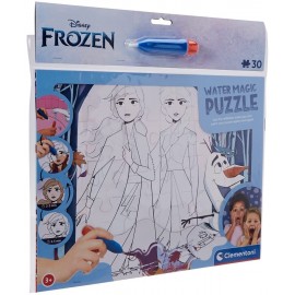 Clementoni Magic Puzzle ad acqua Frozen II Disney 30 pezzi Idea Regalo Bambina 38x39cm