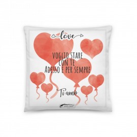 Cuscino Cuore Kinder Ti Amo cm 45x35 San Valentino