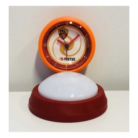 Lampada Touch con orologio a sveglia AS Roma Prodotto ufficiale idea Regalo