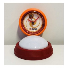 Sveglia Orologio Touch con Lampada AS Roma - Prodotto Ufficiale, Idea Regalo per Tifosi