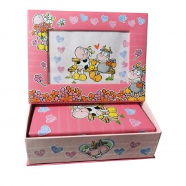 SET REGALO  ALBUM + CORNICE +SCATOLA MUCCA