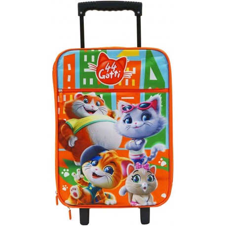 Trolley valigia 44 Gatti Disney Trasporto a mano cabina bagaglio Semirigido borsa da viaggio 33,5 x 53 x 20 cm