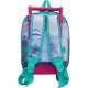 ZAINO ASILO CON TROLLEY PRINCIPESSE RUOTE MANICO ALLUNGABILE BAMBINE