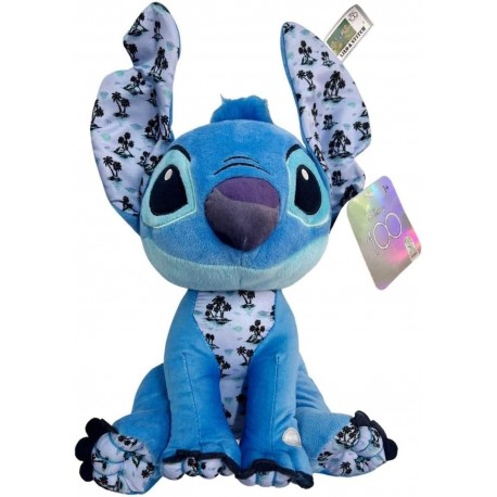 PELUCHE STITCH DISNEY 100 ANNIVERSARIO CON SUONO 30 CM IDEA REGALO