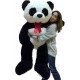 PELUCHE PANDA 130 CM PELUCHES GIGANTE PUPAZZO SUPER MORBIDO