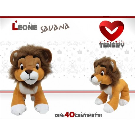 Peluche Leone Savana cm 40- Il Re Leone - Alta Qualità idea Regalo