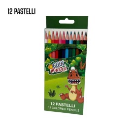 Pastelli Colorati Dinosauro Disney scatola da 12 pezzi. ideale come regalino fine festa compleanno