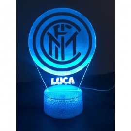 Lampada led plexiglass Topolino personalizzata Disney Luce Notte Mickey idea regalo Bambini cm 20