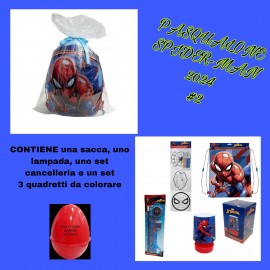 Uovo di Pasqua Sorpresone Gigante Bambino Spiderman Marvel  cm 42 infrangibile Resistente Uomo Ragno