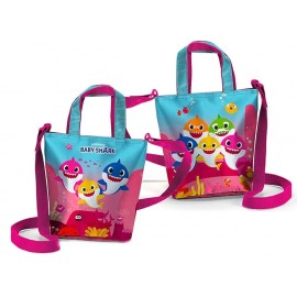 Borsa da Passeggio Shopping Baby Shark Disney in Poliestere Multicolore - Pratica e Divertente!