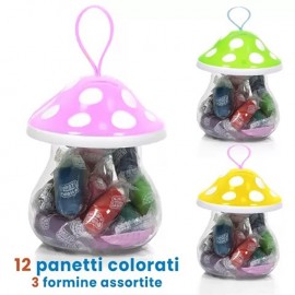 Barattolo di Plastilina Civetta da 150 gr  con 15 pz assortiti di colore +4 formine