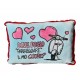 Cuscino Vespa con Cuori Vellutato 35x20cm - Idea Regalo San Valentino: Parcheggia il Tuo Cuore in Stile Retro!