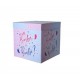  Box Sorpresa per Baby Shower - Scatola Magica Decorata per Bimbo o Bimba - 65x50x50 cm
