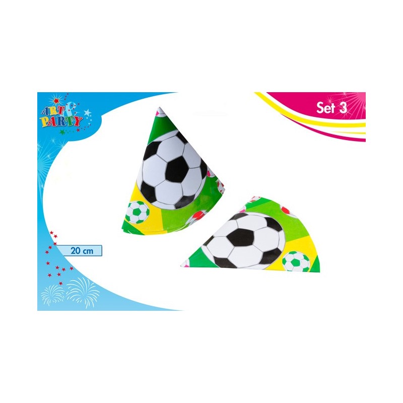 set-di-3-cappellini-in-carta-per-feste-a-tema-pallone-di-calcio