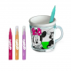 Tazza da Colorare Barbie Idea regalo Bambina