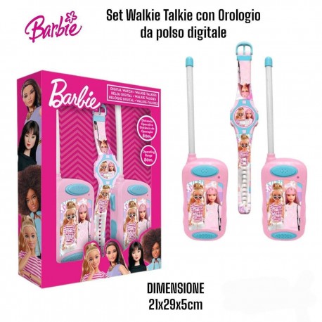 "Set Regalo Barbie: Walkie Talkie e Orologio Digitale - Avventure con Stile !