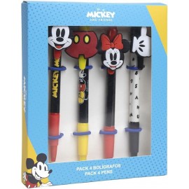 Set di Penne Mickey Mouse - Confezione da 4