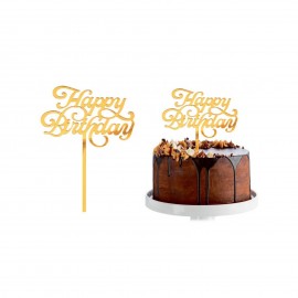 CAKE TOPPER LA MIA CRESIMA ORO PLEXIGLASS