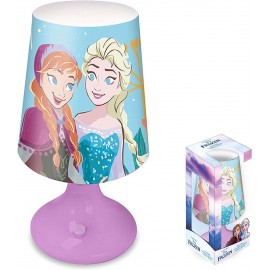 Lampada da Comodino Frozen 2 Elsa Disney - Luce a Batteria, Confezione Regalo Colorata"