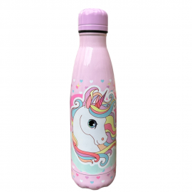 Borraccia Termica Unicorno in Acciaio Inossidabile con Tappo Svitabile - 500 ml