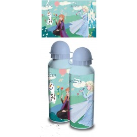 Borraccia in Alluminio Frozen Disney 500ml - Ideale per Scuola e Tempo Libero delle Bambine