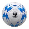 Pallone da Calcio in PVC Bianco e Azzurro - 230 gr, Taglia 5