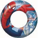 Salvagente Ciambella Gonfiabile per Bambini Spider-Man Marvel - 56 cm, Grafica con Spider-Man