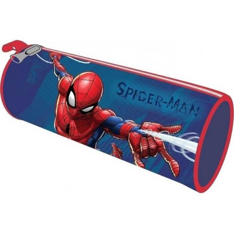 Astuccio Tombolino Porta Colori Spiderman Marvel - Chiusura a Zip Ideale per Scuola e Tempo Libero Bambin