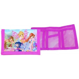 Portafoglio Winx Butterflix con Chiusura in Velcro - Pratico e Funzionale per Carte e Denaro, Stampa Colorata Winx Butterflix"