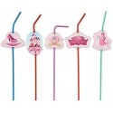 Cannucce Party Principesse Disney- Set da 20 Pezzi - Prodotto Artigianale Made in Italy