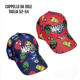 Cappello Super eroi Marvel con Visiera - Taglia 52-54