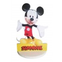 Sagoma Personalizzata Mickey-Topolino Disney per il tuo Tavolo - Decorazione Centrale con Nome Stampato - Polistirolo 45x30 cm"