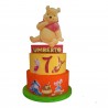 Torta Scenografica in Polistirolo Winnie the Pooh Friends - Decorazione Personalizzabile per Compleanni e Altri Eventi"