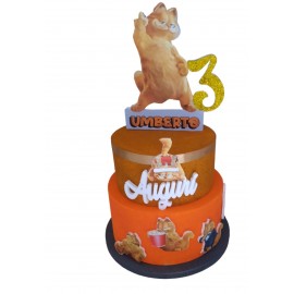 Torta di Compleanno Garfield in Polistirolo Personalizzabile - Compleanni e Altri Even