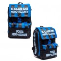 Zaino Scuola Estensibile Forza Nero/Azzurro - Dimensioni: 42 x 27 x 16 cm