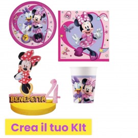 Coordinato per Feste Compleanno Minnie Mouse - Kit Party Bambina