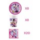 Coordinato per Feste Compleanno Minnie Mouse - Kit Party Bambina