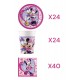 Coordinato per Feste Compleanno Minnie Mouse - Kit Party Bambina