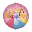 Palloncino Mylar "Principesse Disney" Tondo 18" (45cm) - Perfetto per la Festa di Compleanno della Bambina