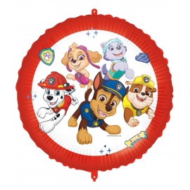 Palloncino Mylar "Paw Patrol Disney" Tondo 18" (45cm) - Un'Aggiunta Perfetta per la Festa di Compleanno dei Bambini