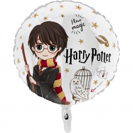Palloncino Mylar "Harry Potter" Tondo 18" (45cm) - Un Dettaglio Magico per la Festa di Compleanno del Bambino