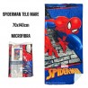 Telo Mare Spiderman - Uomo Ragno Marvel - Asciugamano in Microcotone 140x70 cm - Accessorio per Mare e Piscina