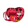"Tracolla a Cuore Minnie Disney per Bambina - Borsetta in Poliestere con Tracolla Regolabile"